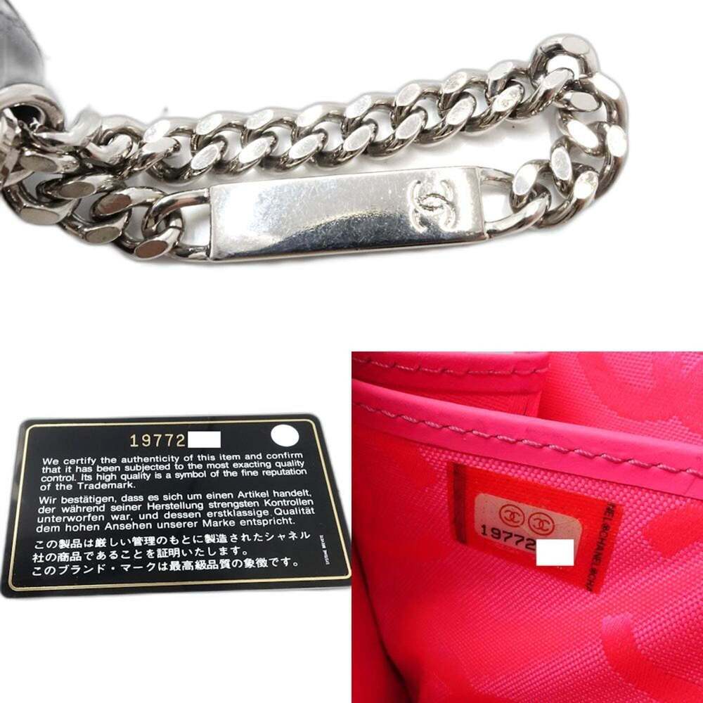 CHANEL Authentic Black Logo Wallet - Picture 8 of 9